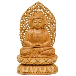 Wooden Buddha Statue